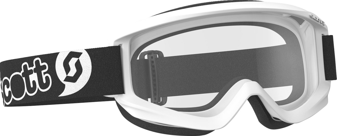 Youth Agent Mini Goggle - White w/ Clear Lens - Click Image to Close