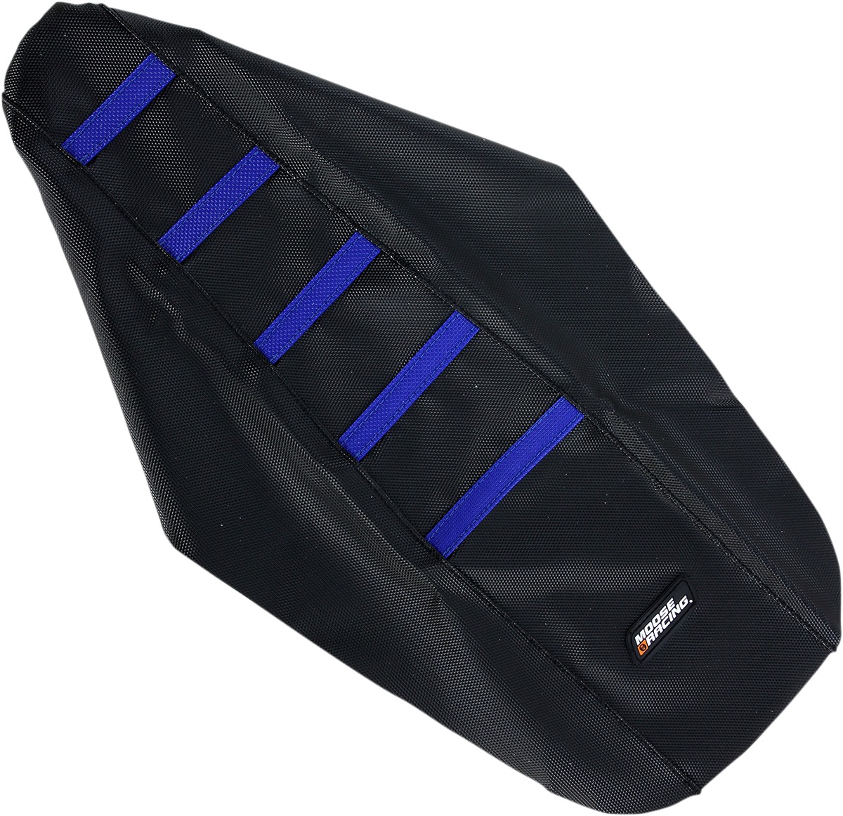 Black/Blue Ribbed Seat Cover - For 02-20 Yamaha YZ85 - Click Image to Close