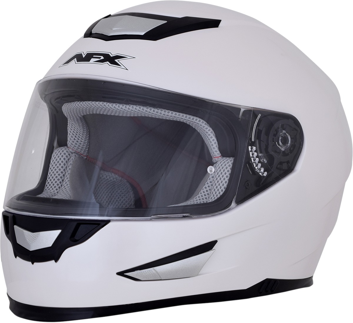 FX-99 Full Face Street Helmet White X-Large - Click Image to Close