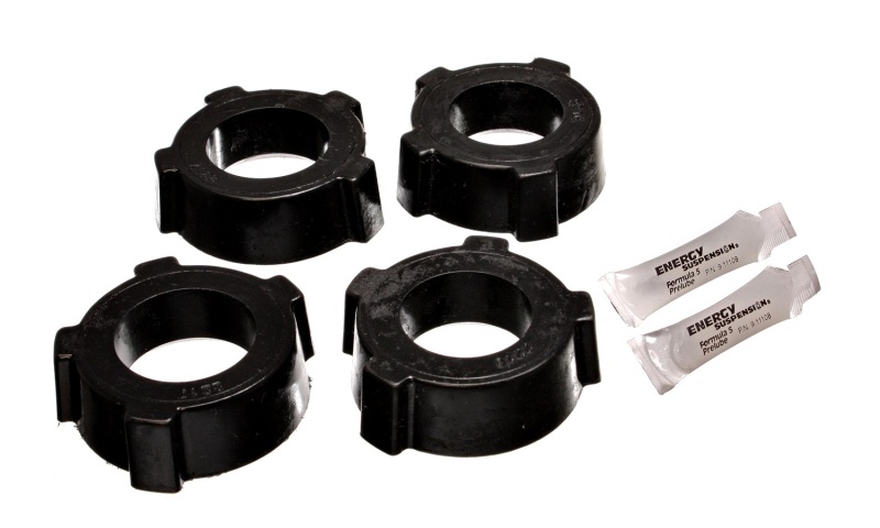 53-68 VW (Air Cooled) Swing Axle Suspension Black Rear Spring Plate Bushing Set - Click Image to Close