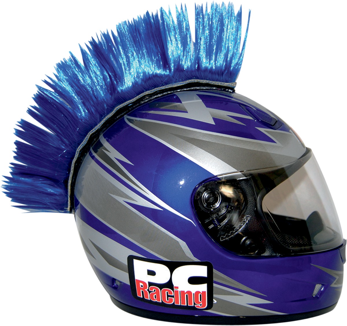 Helmet Mohawk - Helmet Mohawk Blue - Click Image to Close