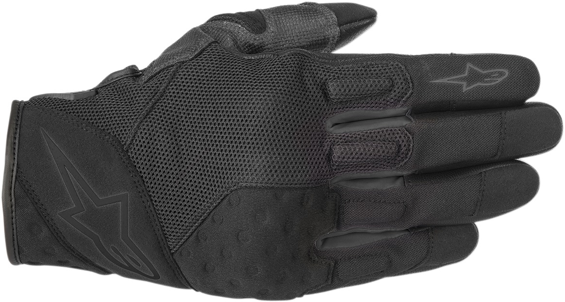 Crossland Motorcycle Gloves Black Medium - Click Image to Close