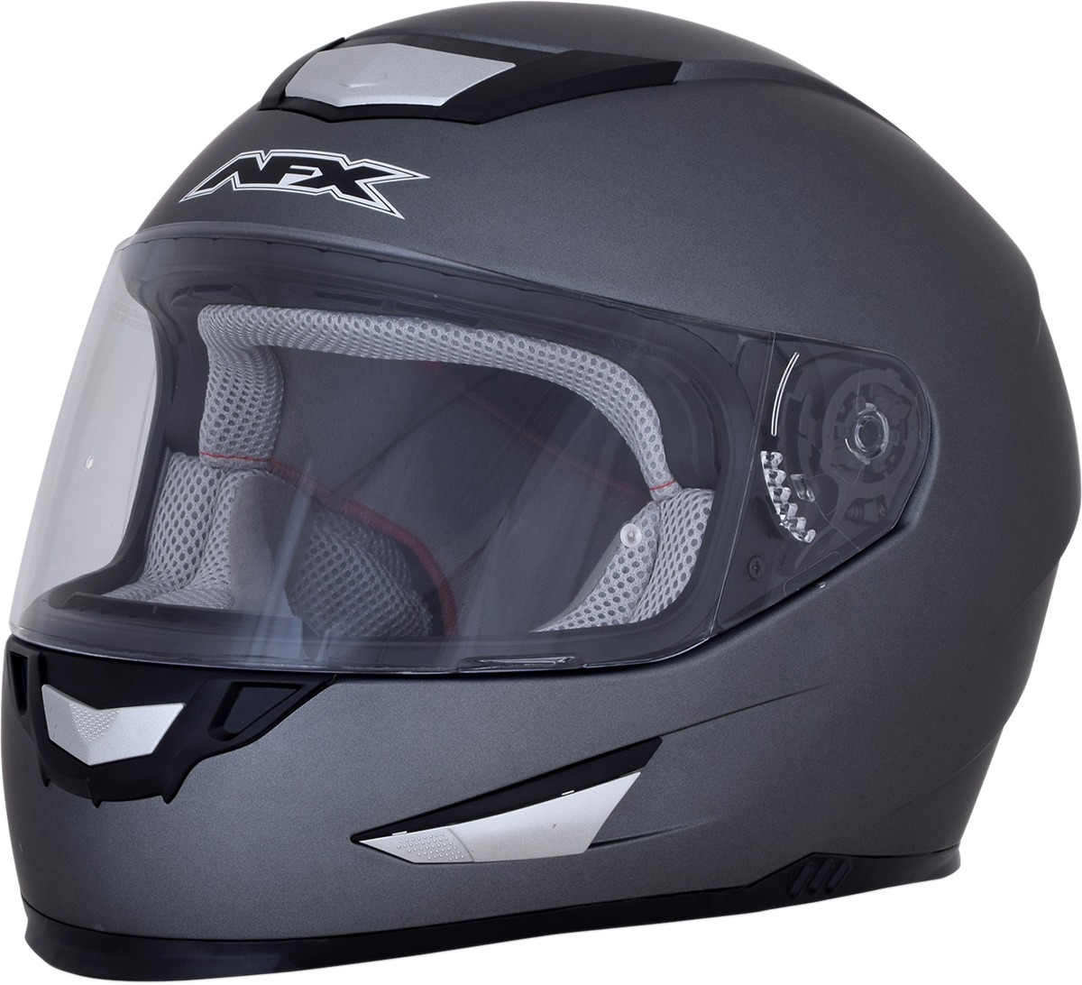 FX-99 Full Face Street Helmet Gray Small - Click Image to Close