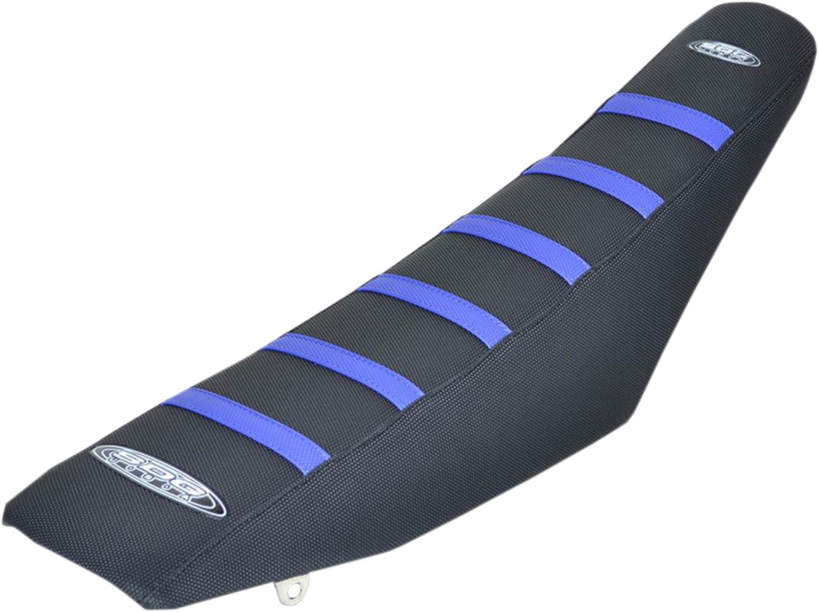 6-Rib Water Resistant Seat Cover Black/Blue - For Yamaha WR YZ - Click Image to Close