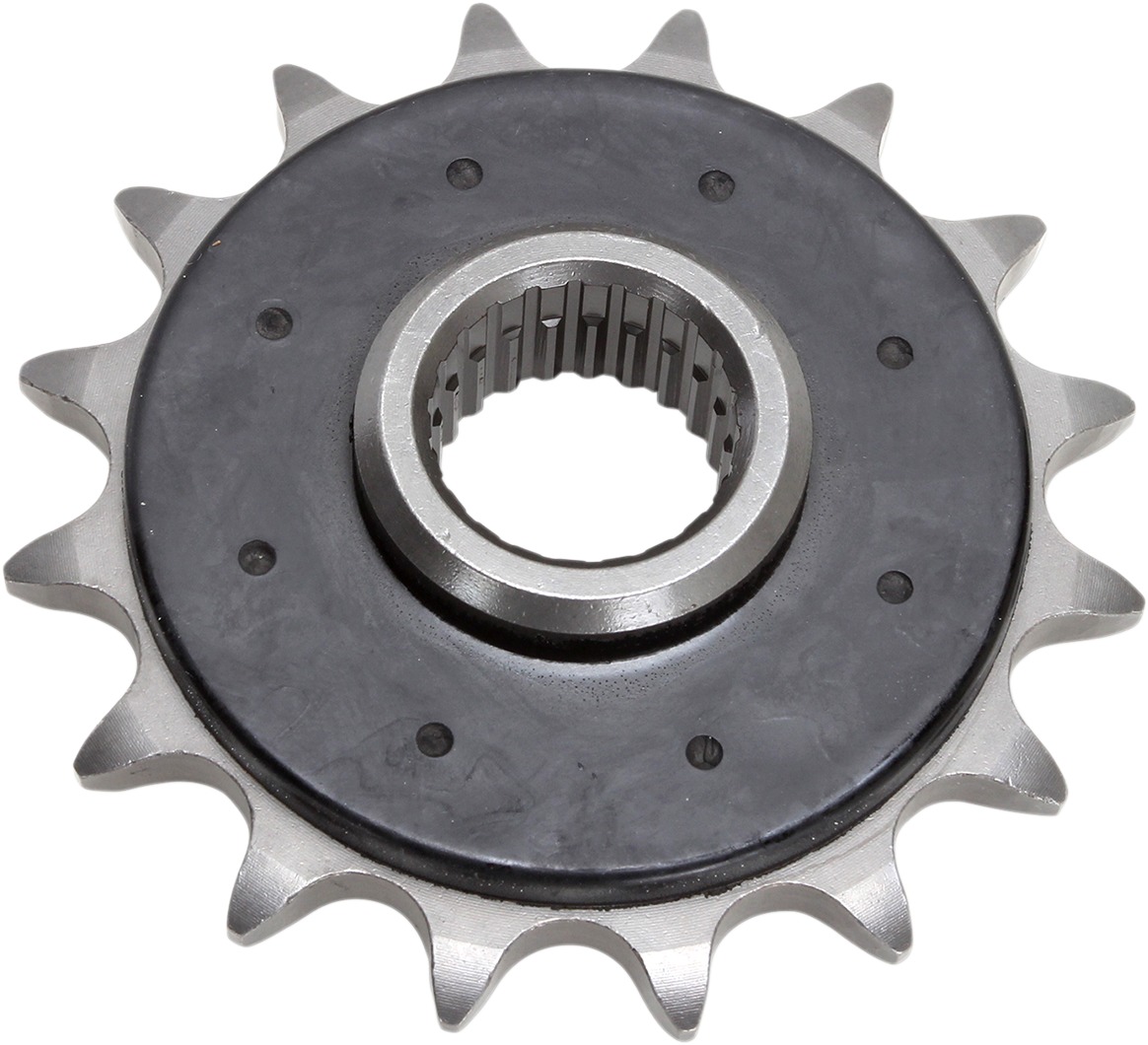 Steel Front Sprocket w/ Rubber Damper - 16 Teeth - New JT! - Click Image to Close