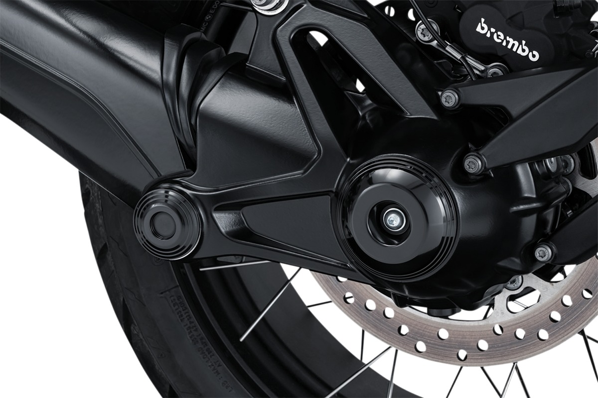 Lodestar Rear Axle Sliders - Black - BMW R1200/1250 R Nine T - Click Image to Close