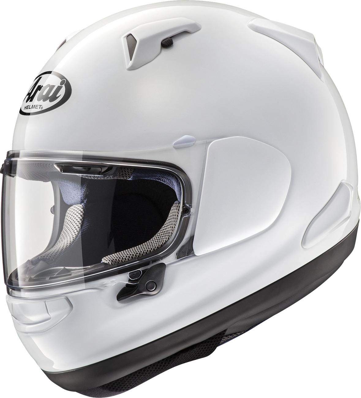 Arai Quantum-X Solid Helmet XL White - Full face helmet for street and touring riders - Click Image to Close