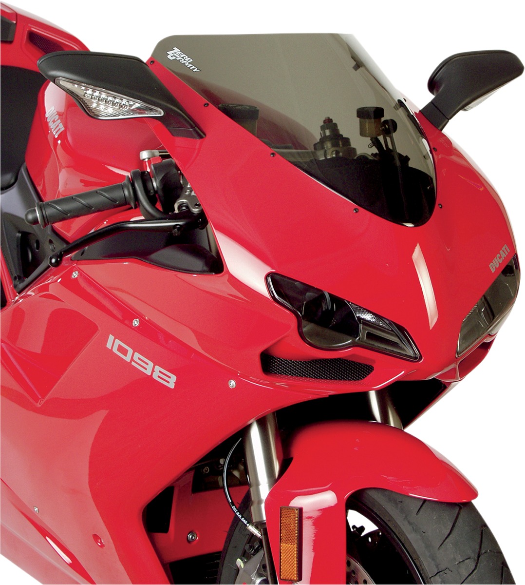 Light Smoke SR Series Windscreen - For 08-13 Ducati 848/1098/1198 - Click Image to Close