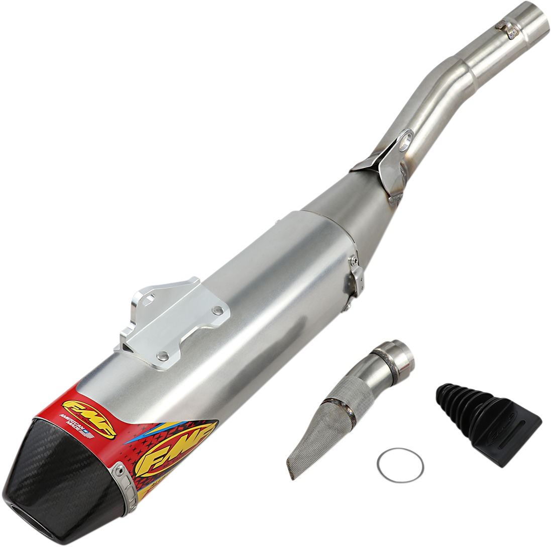 Factory 4.1 RCT Slip On Exhaust w/ Carbon Cap - For 2020 Yamaha WR450F - Click Image to Close