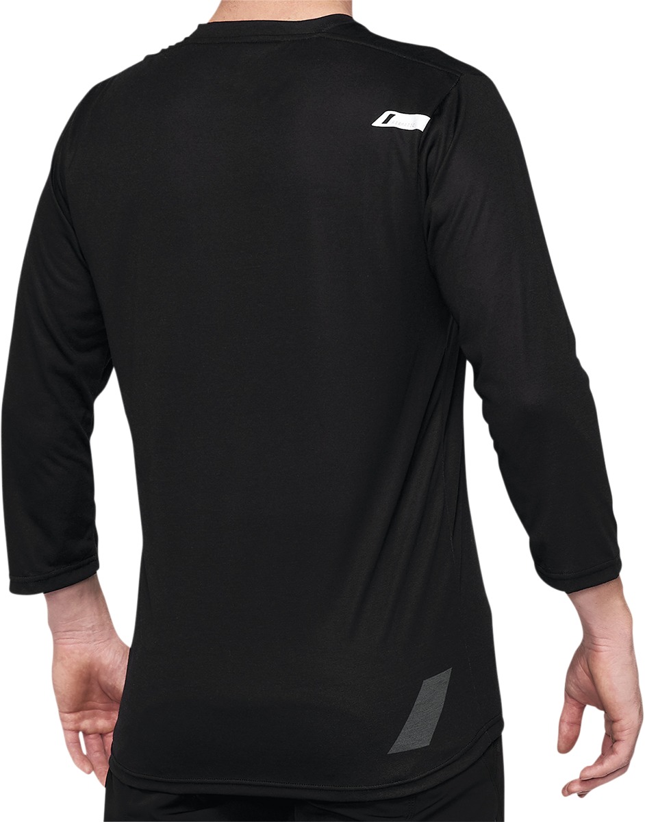 Men's Airmatic 3/4 Sleeve Jersey - Airmatic 3/4 Slv Jsy Blk Md - Click Image to Close