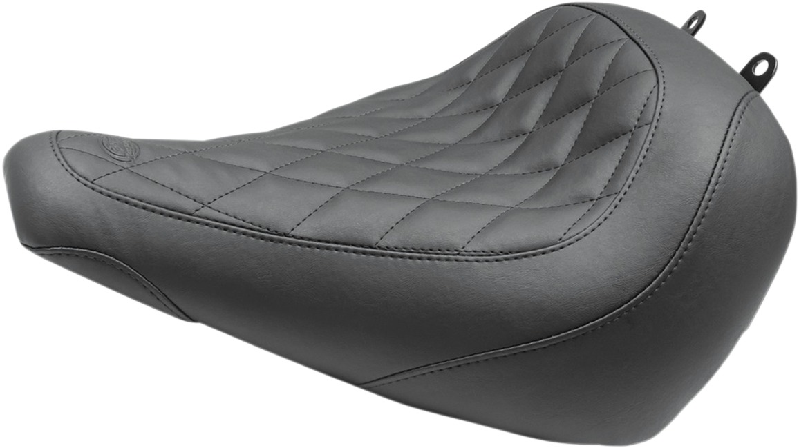 Tripper Diamond Wide Solo Seat - For 18-21 Harley FLFB Fat Boy - Click Image to Close