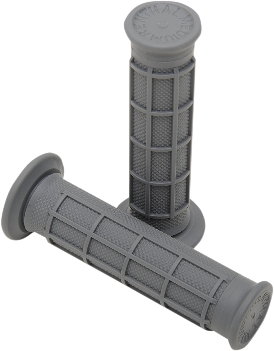 ATV Grips Medium Diamond/ Waffle - Medium Grey - Click Image to Close