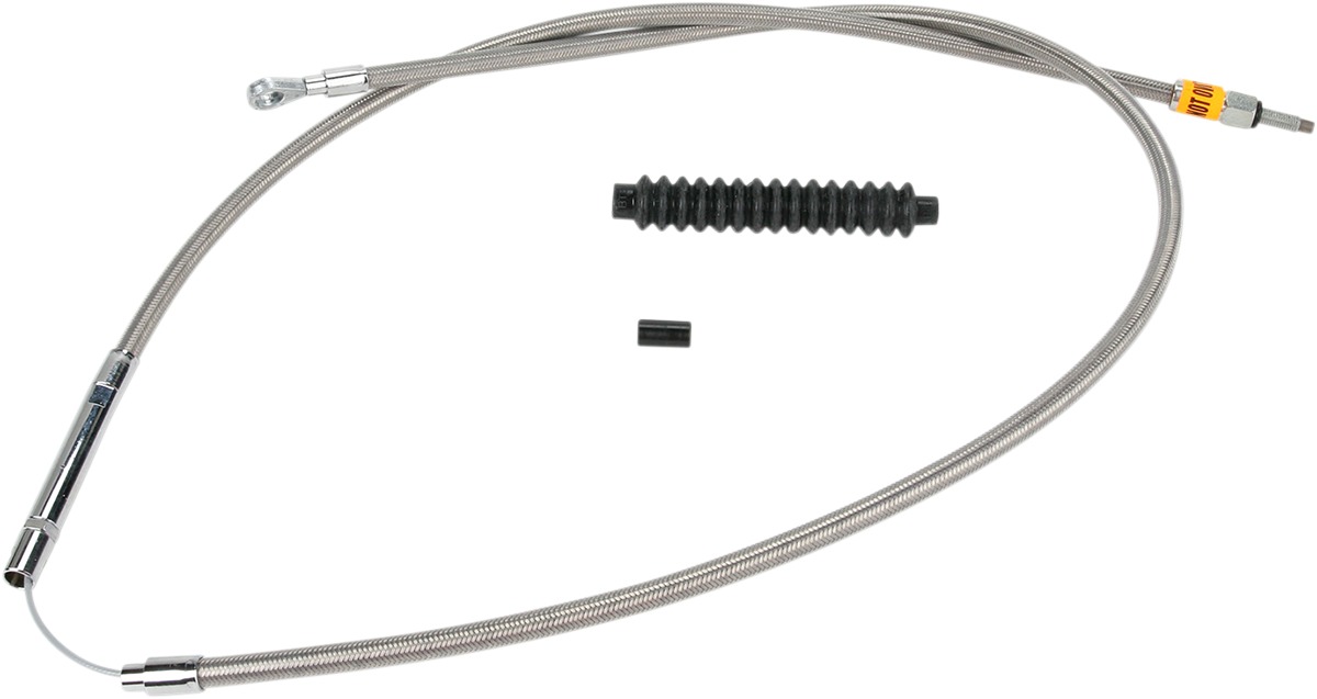 Clear Coat Stainless Steel Clutch Cables - Clutch Cable Ss +6 - Click Image to Close