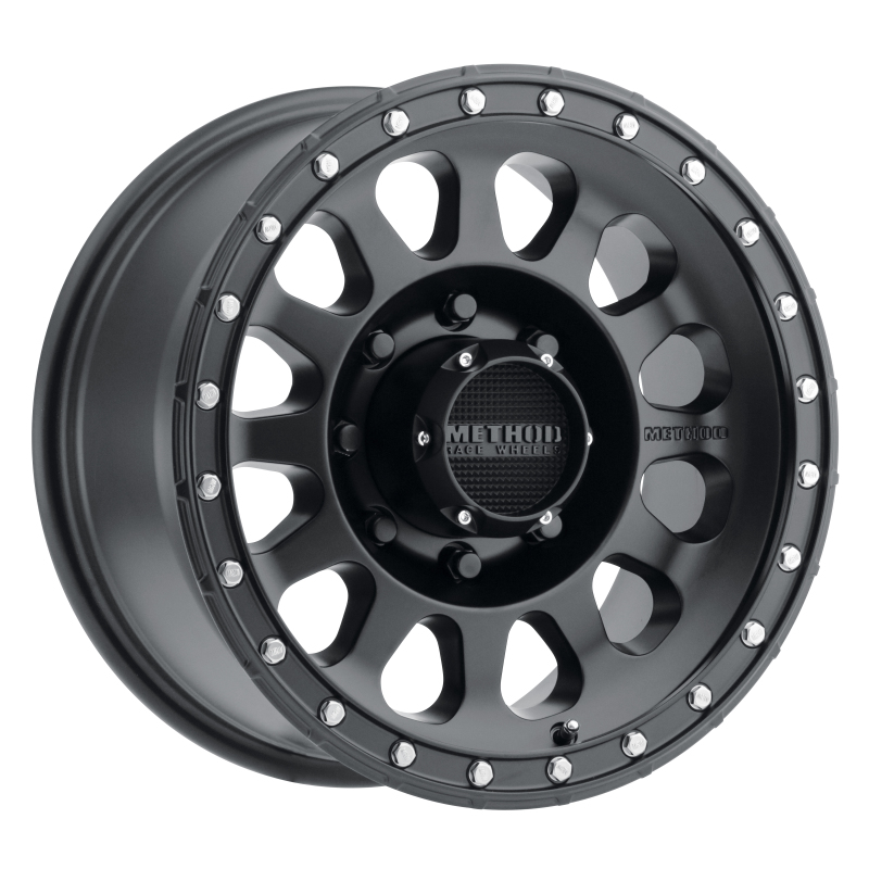 MR315 18x9 +18mm Offset 8x6.5 130.81mm CB Matte Black Wheel - Click Image to Close