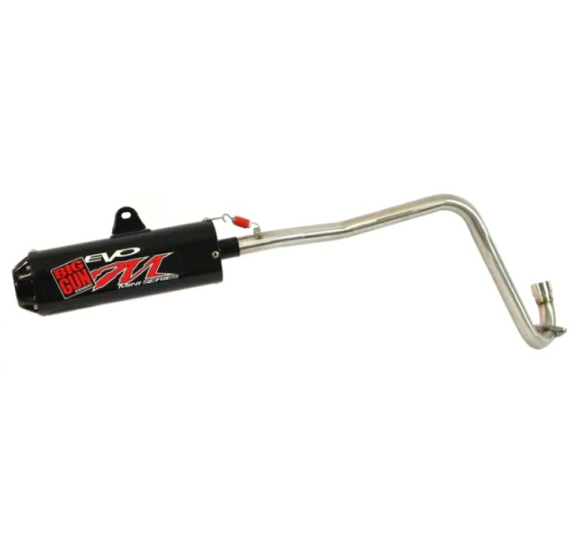 00-23 Honda XR/CRF 50 Evo M Series Black Out Full System Exhaust - Click Image to Close