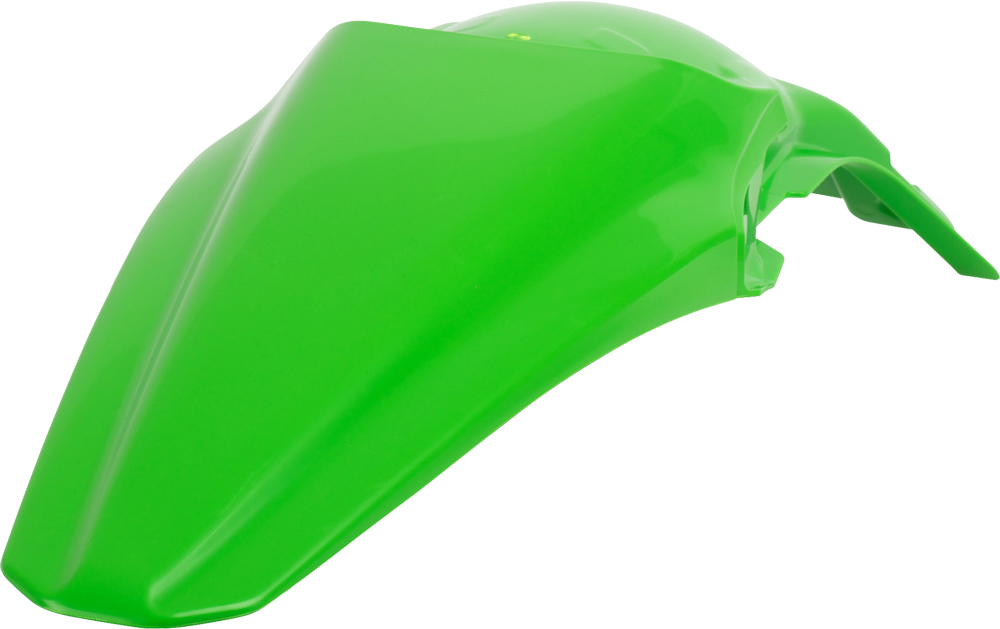 Rear Fender - Green - For 13-16 Kawasaki KX250F 12-15 KX450F - Click Image to Close