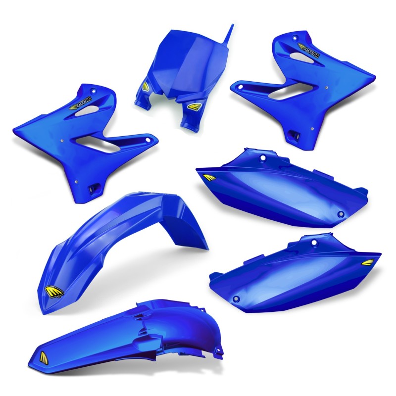 05-14 Yamaha YZ125 Powerflow Body Kit - Blue - Click Image to Close