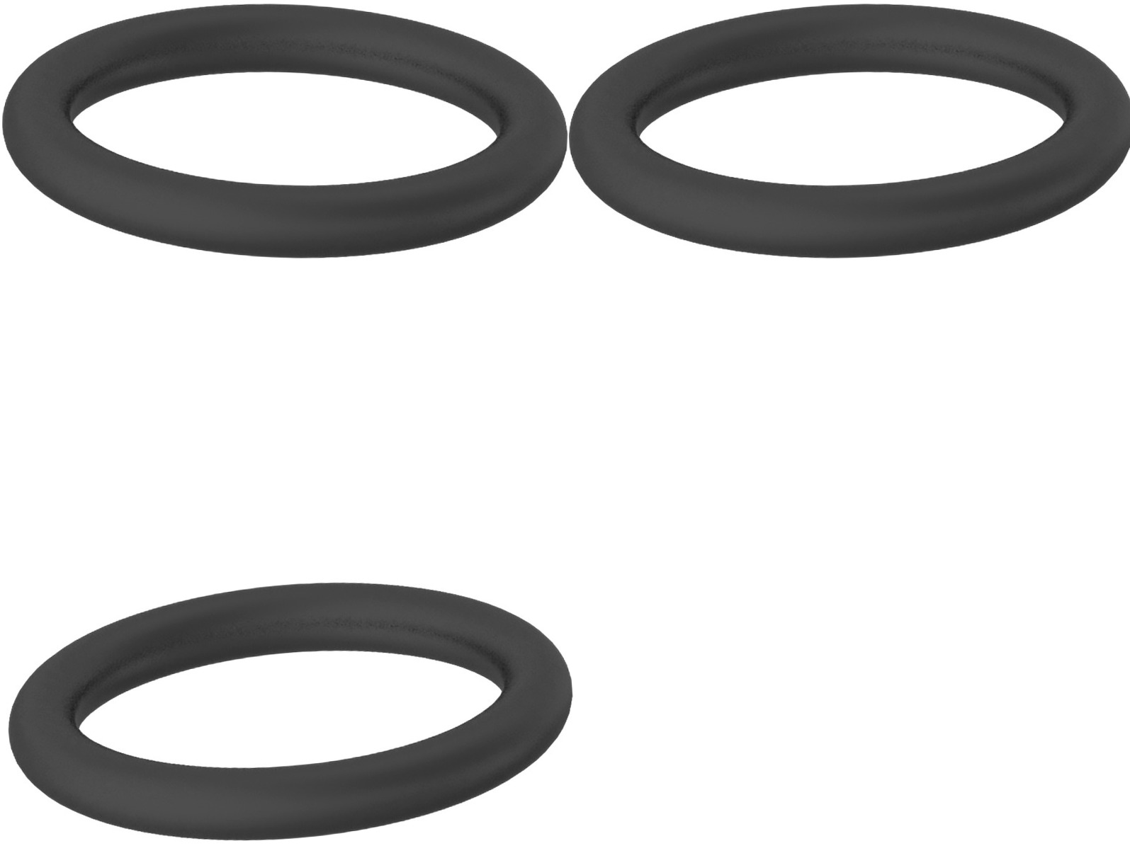 3 Pack Drain Plug O-Ring - #013 (7/16id 9/16od) Mil. Spec. Viton - Replaces Harley # 11105 - Click Image to Close