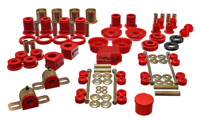 93-02 Chevrolet Camaro Red Hyper-flex Master Bushing Set - Click Image to Close