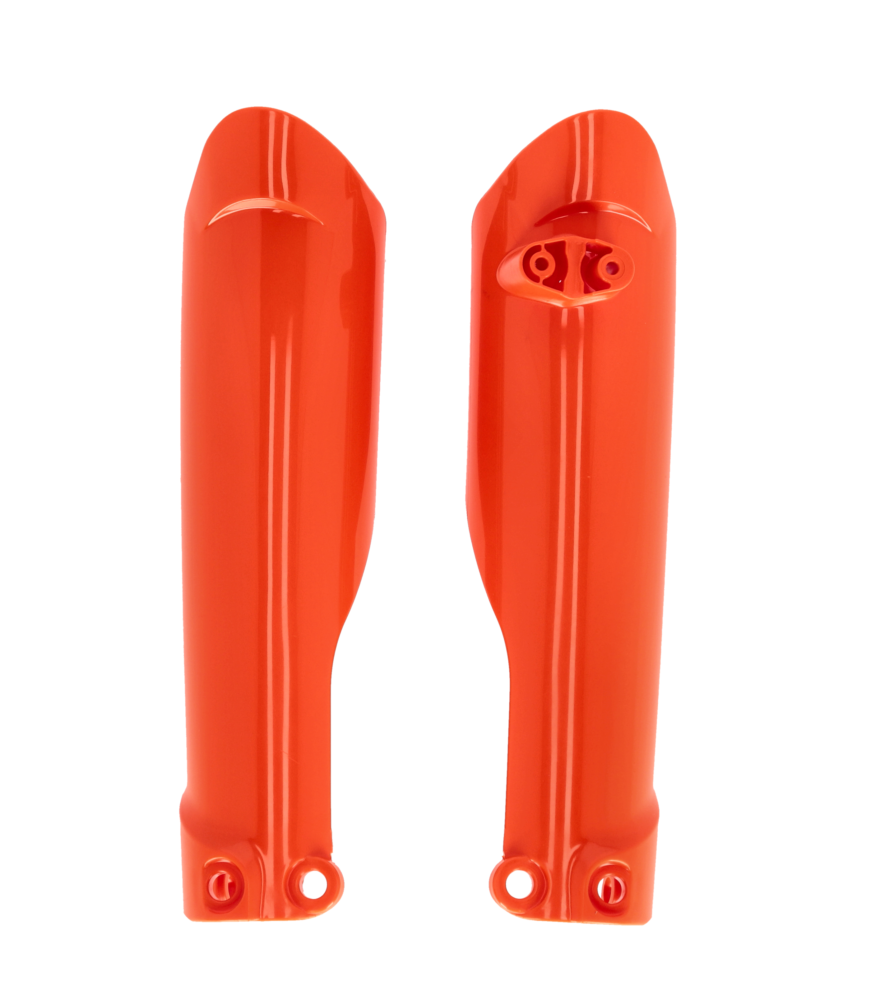 Orange Fork Guards - for 16-24 KTM 50 SX - Click Image to Close