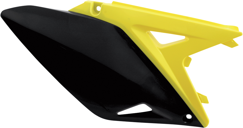 Side Panels - Yellow/Black - For 10-18 Suzuki RMZ250 - Click Image to Close