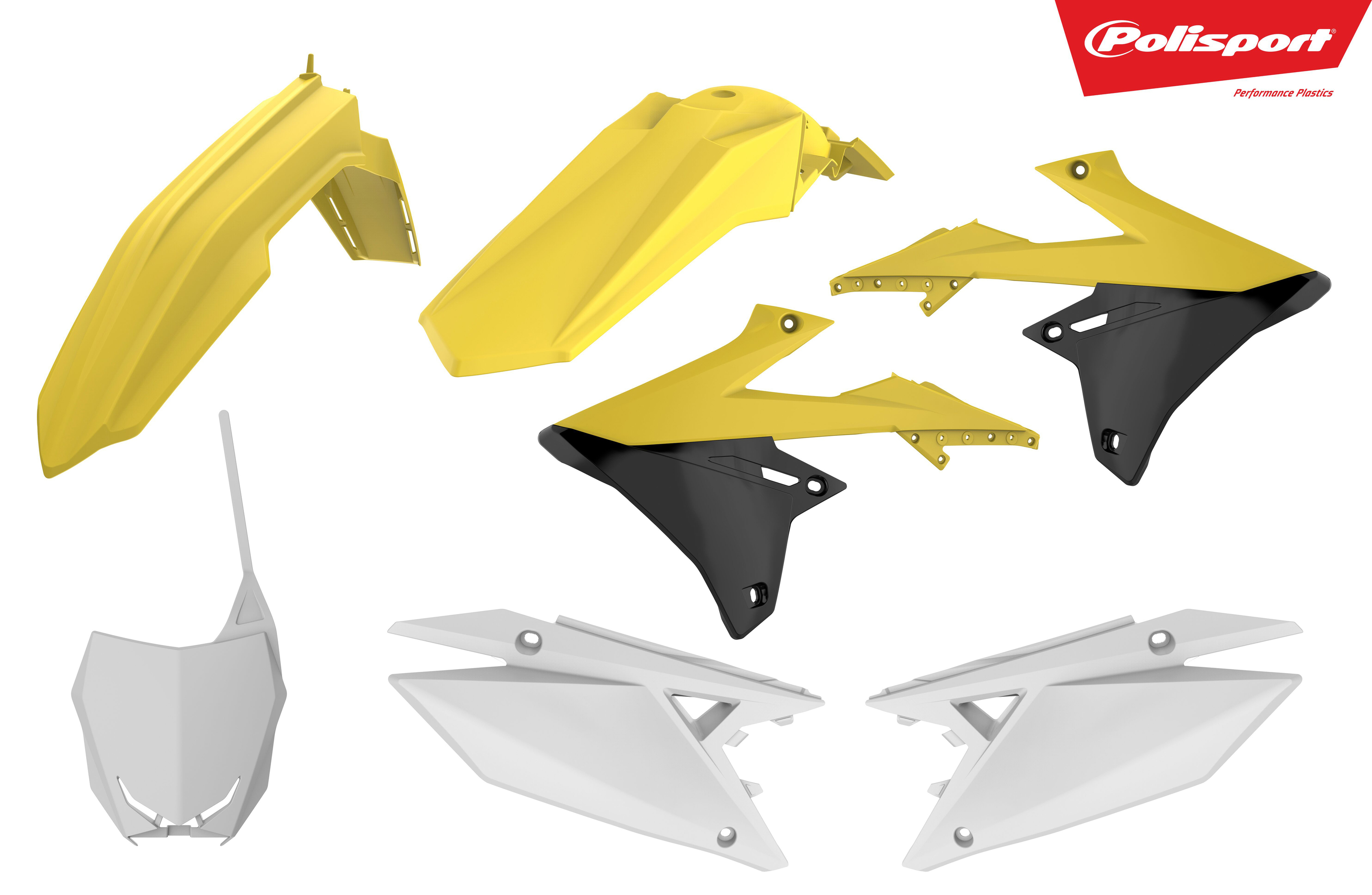 Plastic Body Kit - OE - For 18-19 Suzuki RMZ450 RMZ250 - Click Image to Close