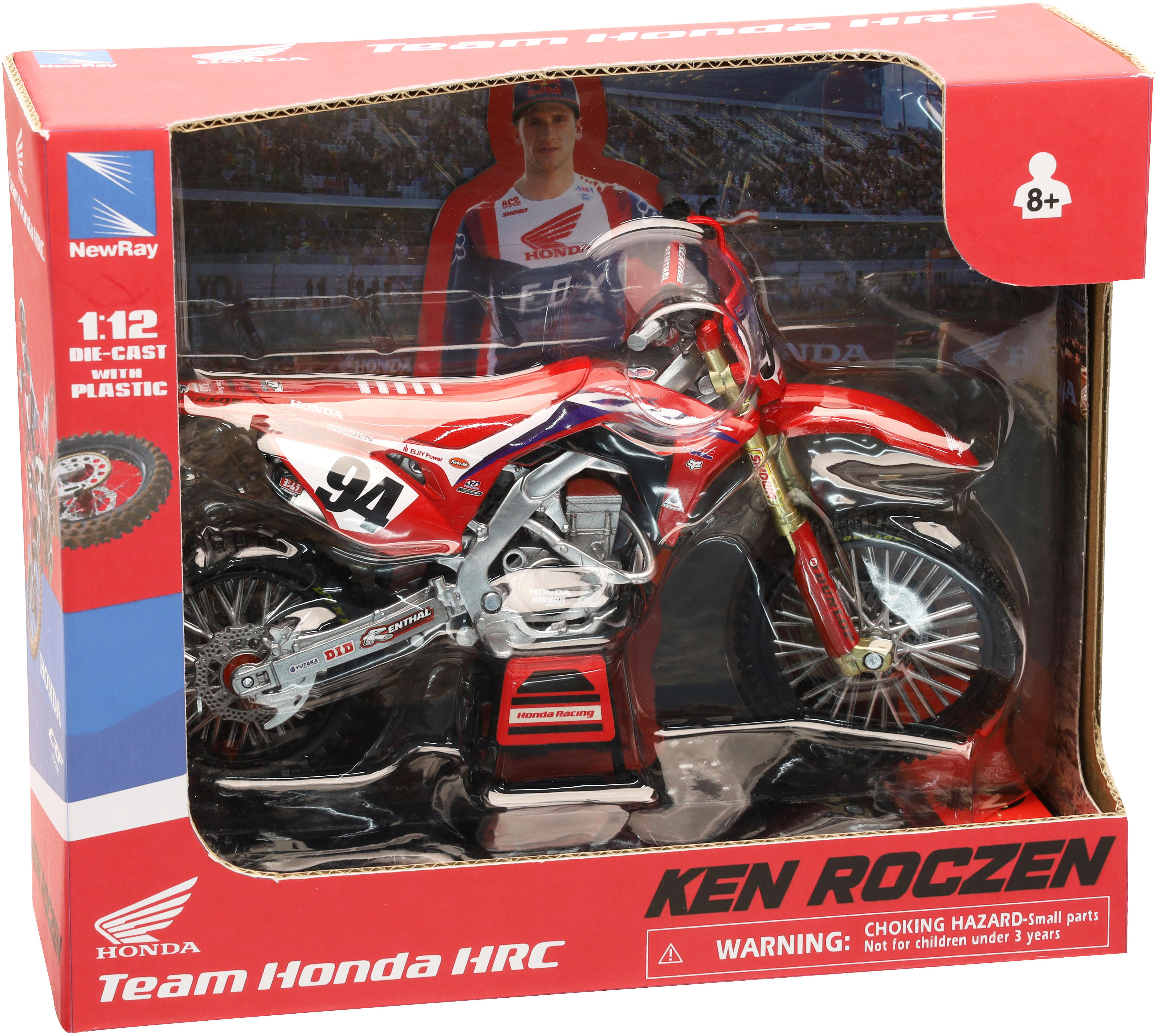 1:12 Scale Offroad Racer Replica - Hrc Team Honda 94 Kroczen - Click Image to Close