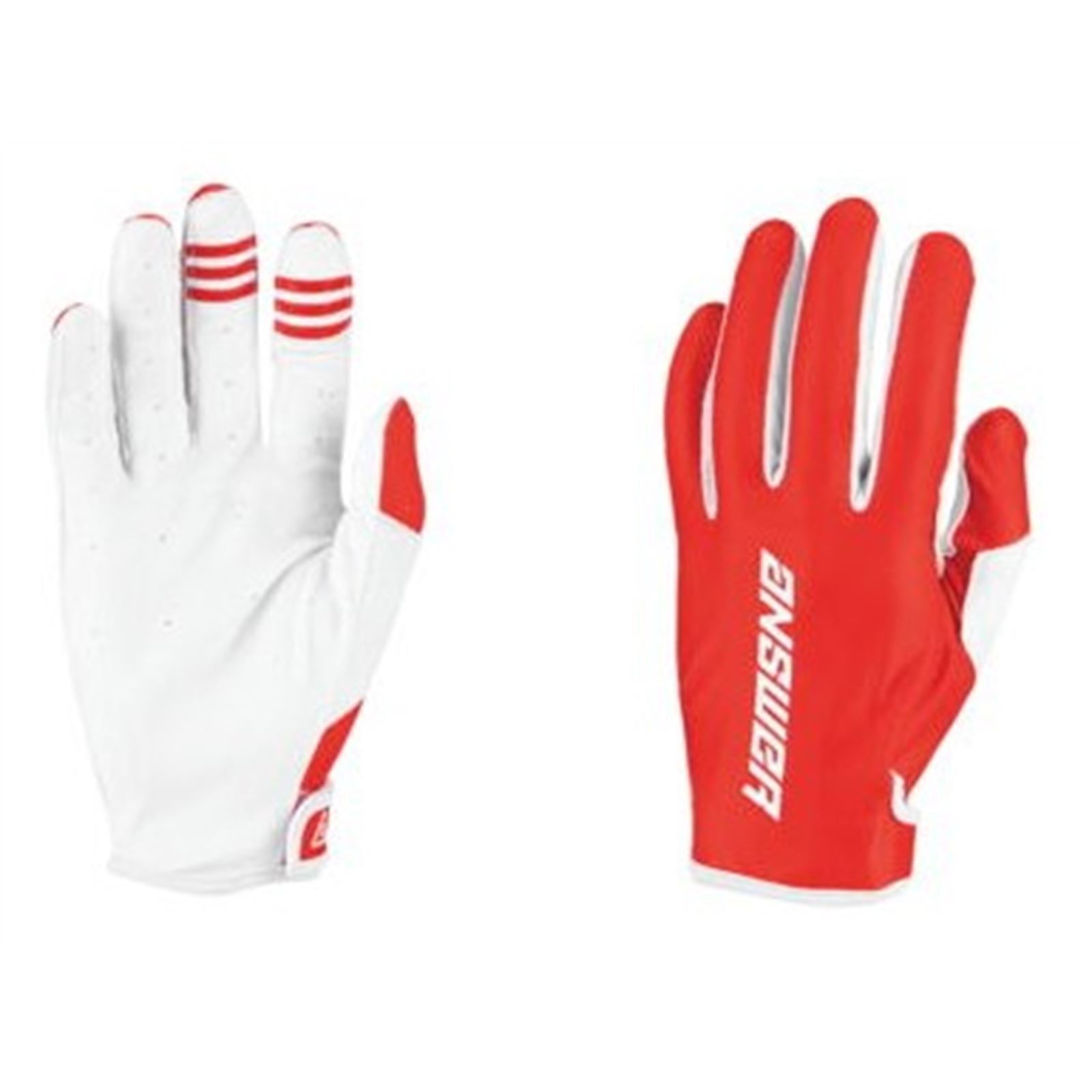 Answer Ascent Glove Red/White Youth - Medium - Click Image to Close