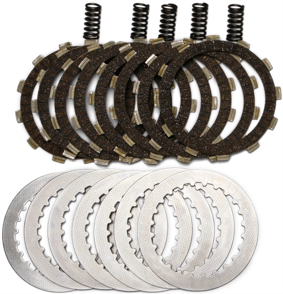 DRC Complete Clutch Kit - Cork CK Plates, Steels, & Springs - For 00-07 Honda CR125R - Click Image to Close