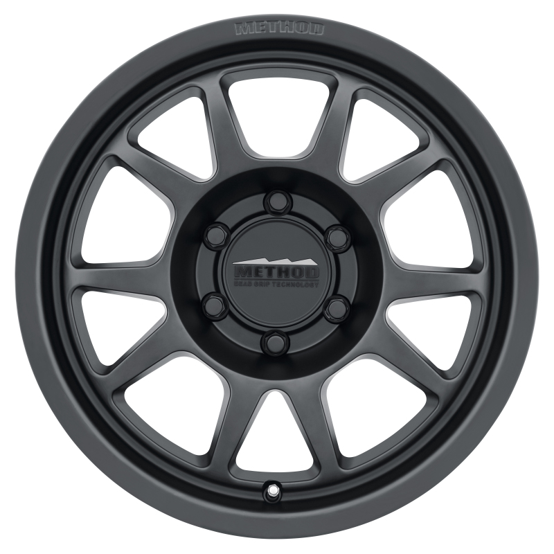 MR702 16x8 0mm Offset 6x5.5 106.25mm CB Matte Black Wheel - Click Image to Close