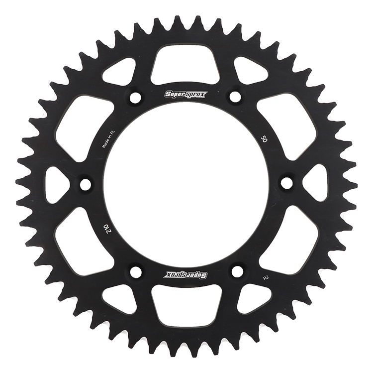 Aluminum Rear Sprocket 50T - Black - Click Image to Close