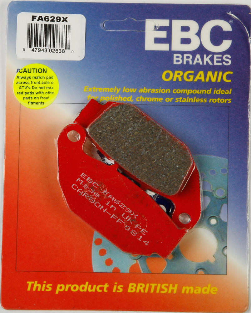 Standard Organic Brake Pads - Click Image to Close