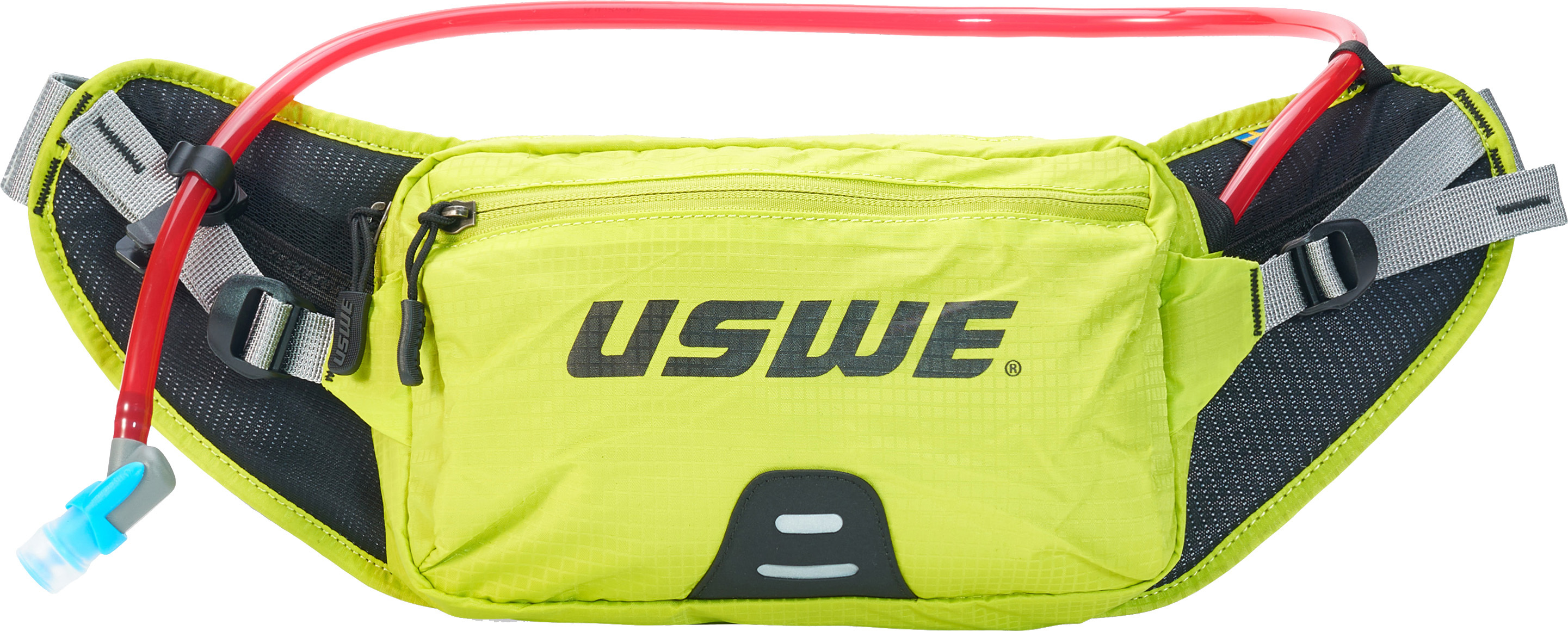 Crazy Yellow Zulo 2 Hip Pack w/ 1.0L Hydration Elite Bladder & PNP Tube - Click Image to Close