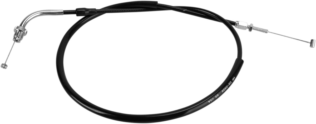 Throttle Push Cables - Throttle Push Hon Blk Vinyl - Click Image to Close