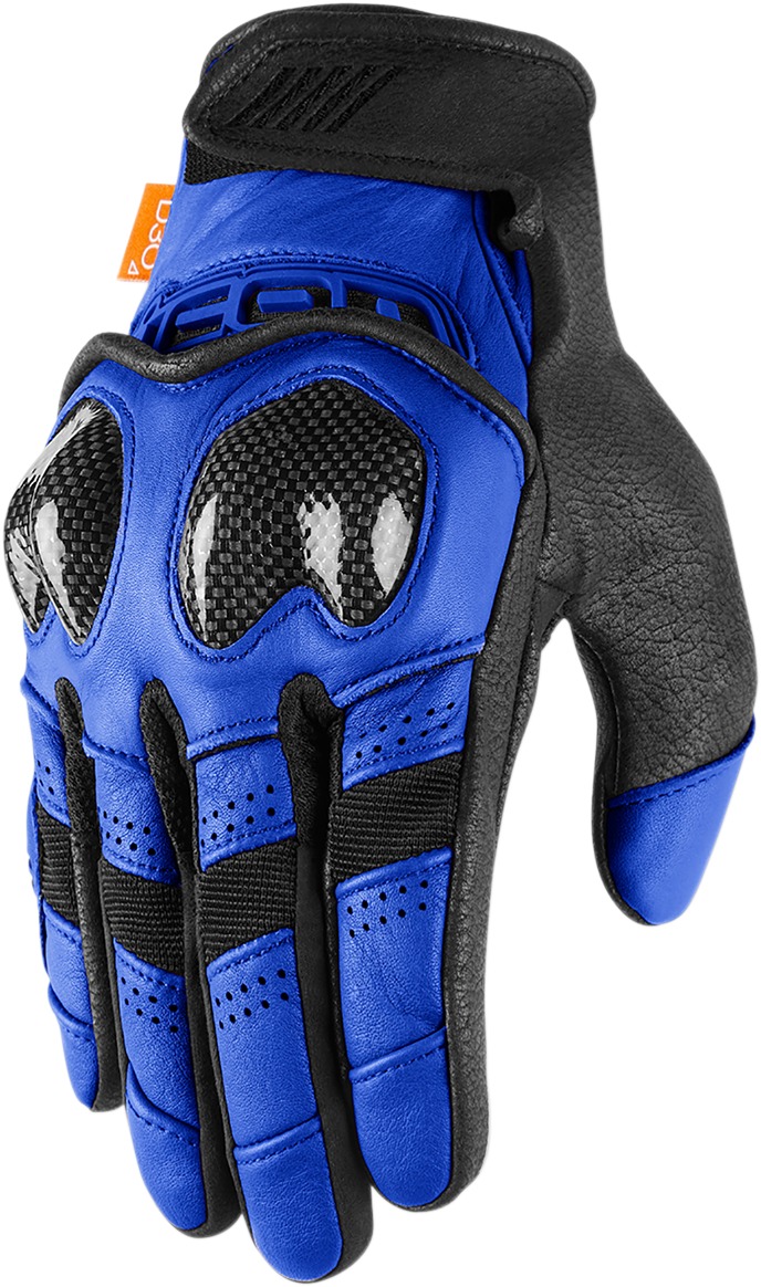 Contra 2 Street Motorcycle Gloves Blue Small - Click Image to Close