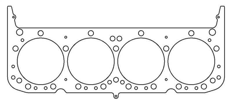 Chevy Small Block 4.060 inch Bore .040 inch MLS Headgasket (18 or 23 Deg. Heads) - Click Image to Close