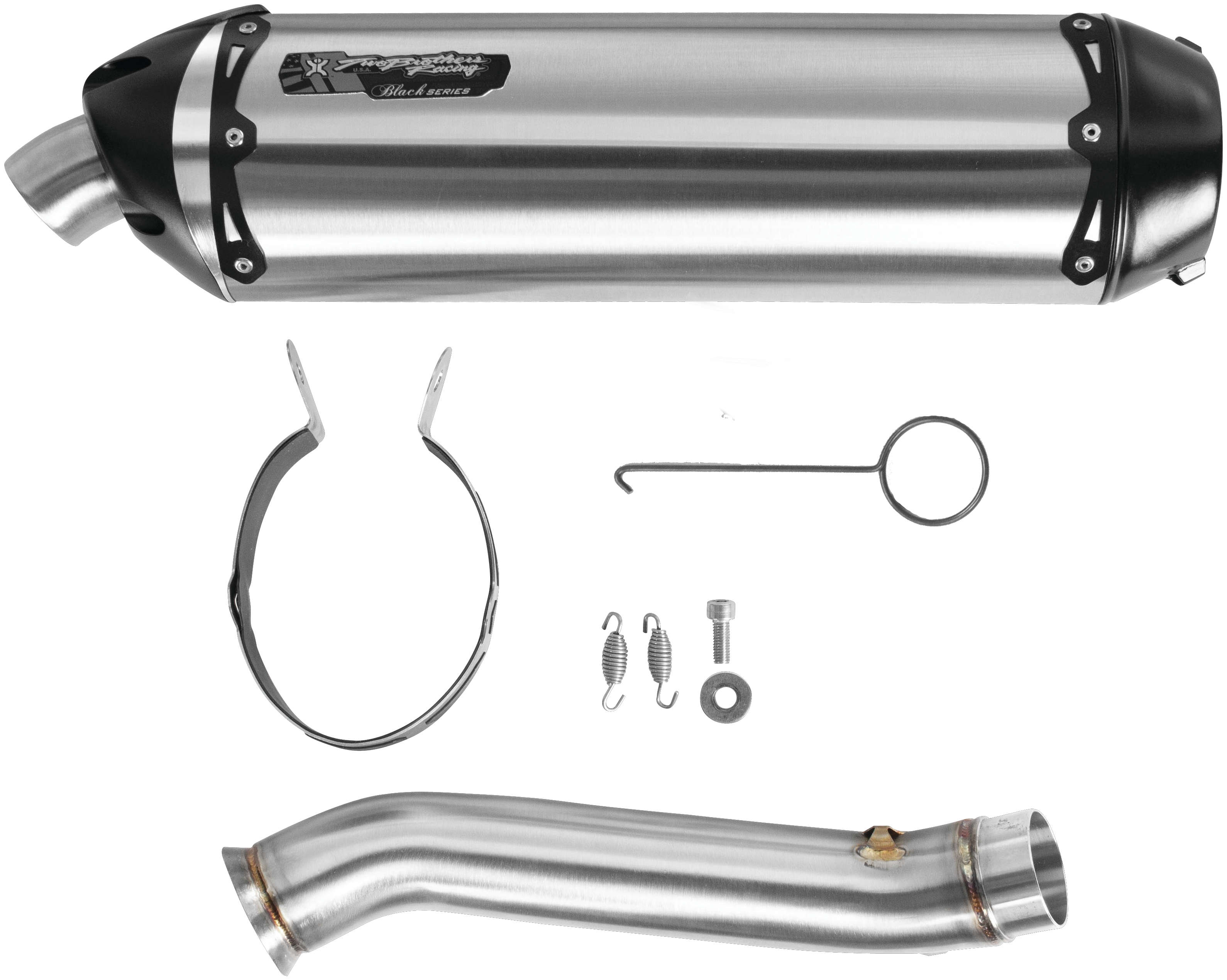 Stainless Steel S1R Slip On Exhaust - For 19+ KTM 790 Adventure - Click Image to Close