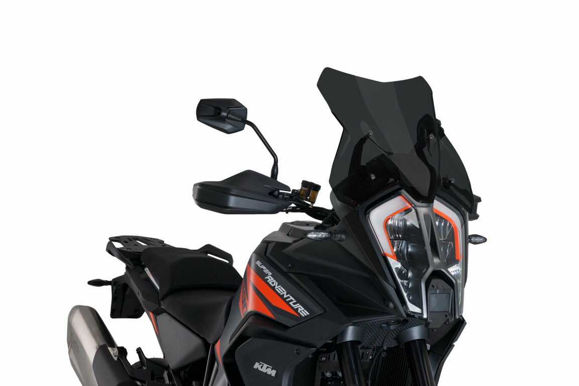 Dark Smoke Touring Windscreen - For 21-23 KTM 1290 Super Adventure R & S - Click Image to Close