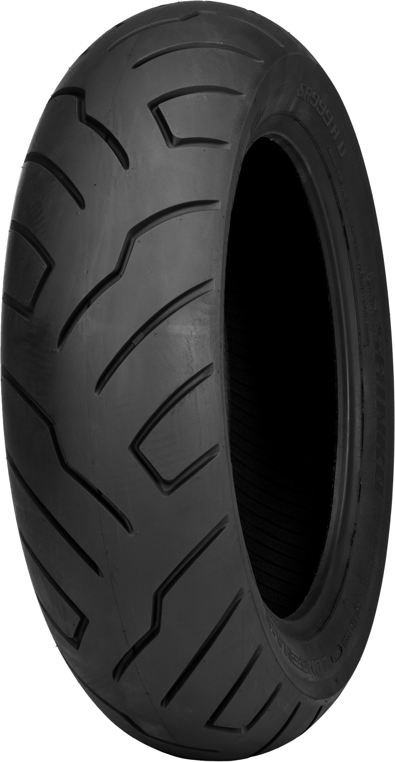 130/90B16 73H Rear Tire, Black Wall - SR 999 "Long Haul" Cruiser - Belted Bias, Long Life Touring Tire - Click Image to Close