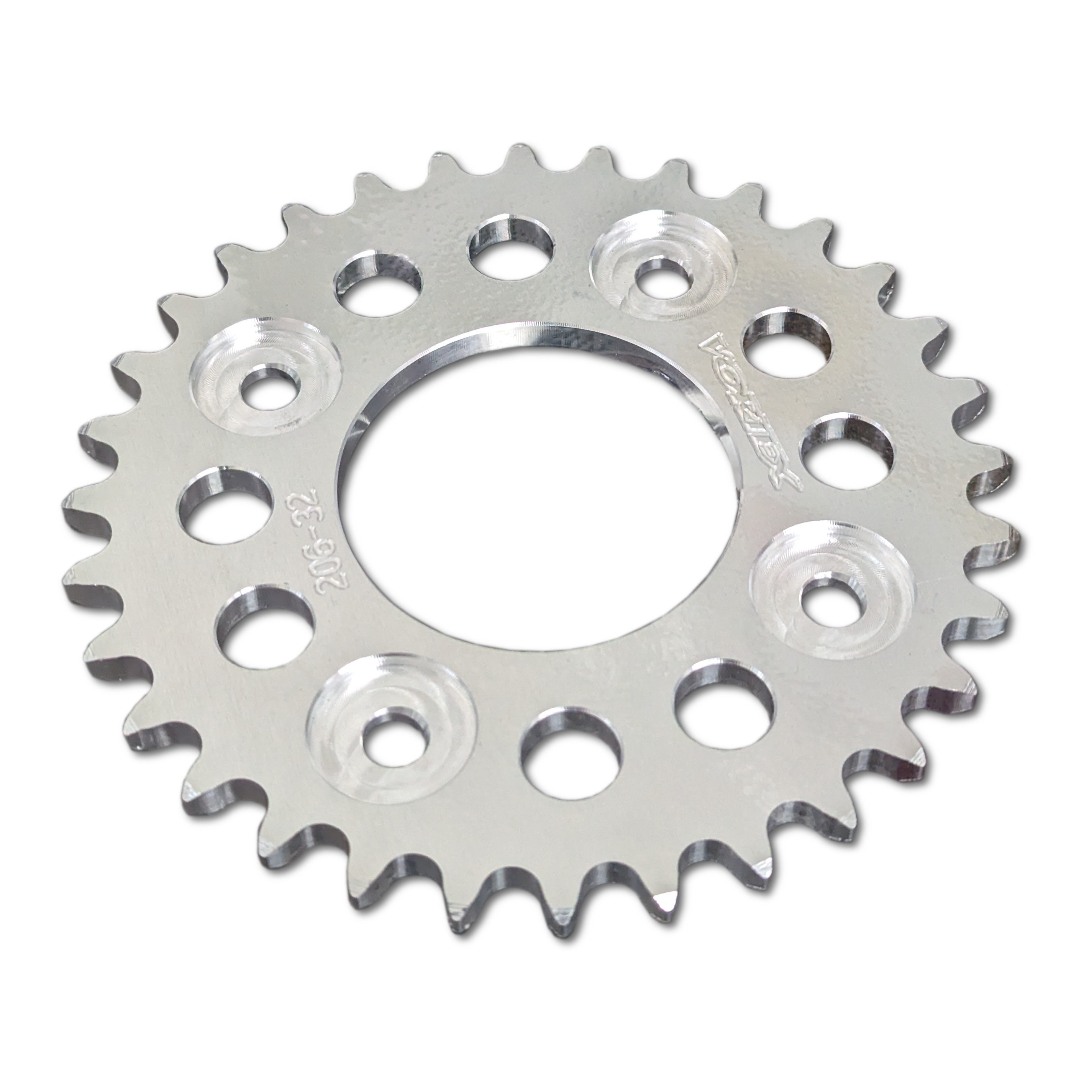 Rear Aluminum Sprocket Silver 36T 420 - For 14-20 Honda MSX125Grom - Click Image to Close