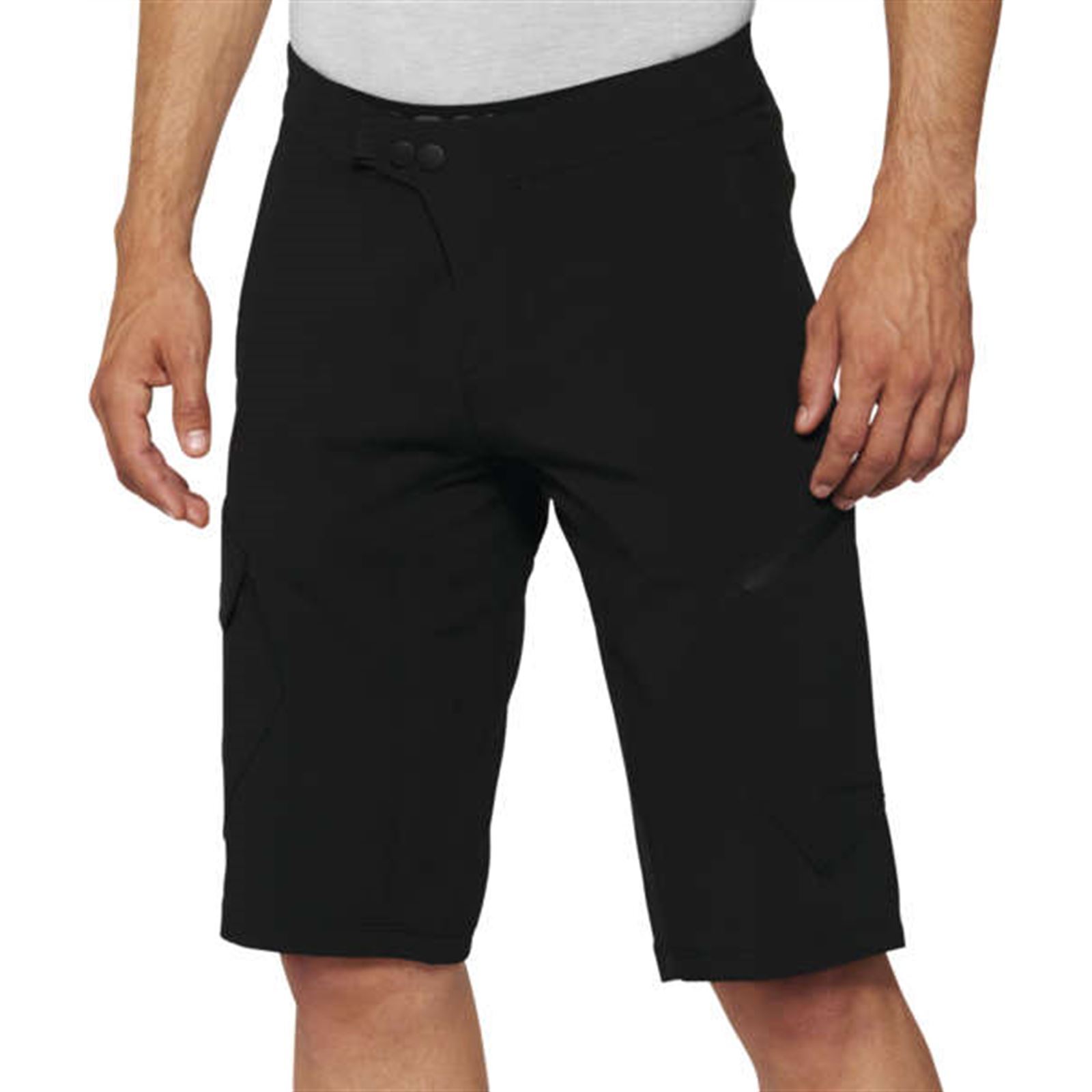 100% Ridcmp Shorts W/ Liner Blk 34 - Click Image to Close