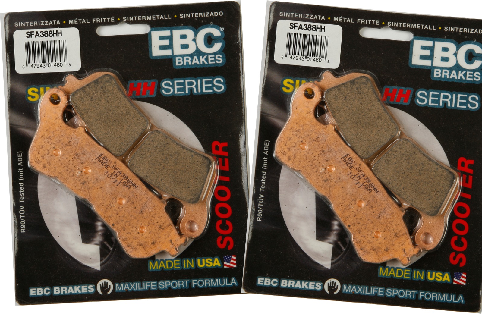 Sintered Double-H Brake Pads Front Set - Click Image to Close