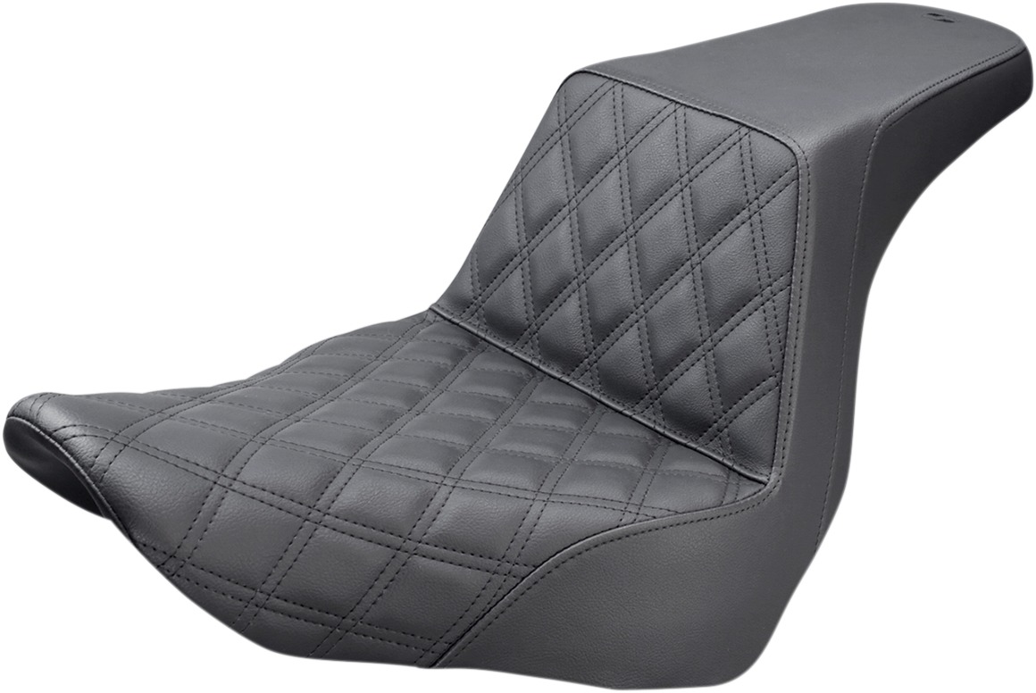 Step-Up Front Lattice Stitch 2-Up Seat Black Gel - For 18-20 FLSB FXLR - Click Image to Close