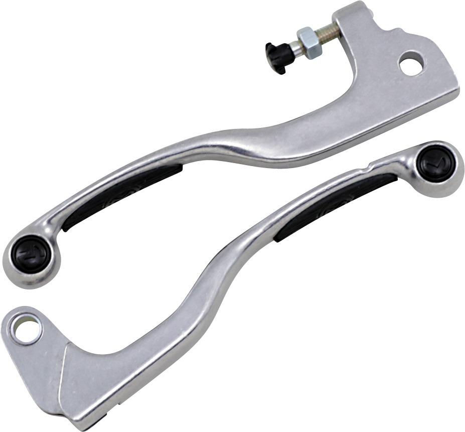 Natural & Black Competition Brake & Clutch Lever Set - For 89-05 Husqvarna Yamaha - Click Image to Close