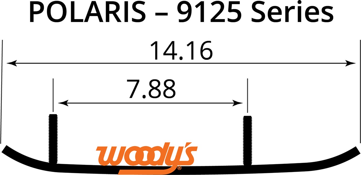 Flat-Top Runners - 4" Carbide Polaris - Click Image to Close