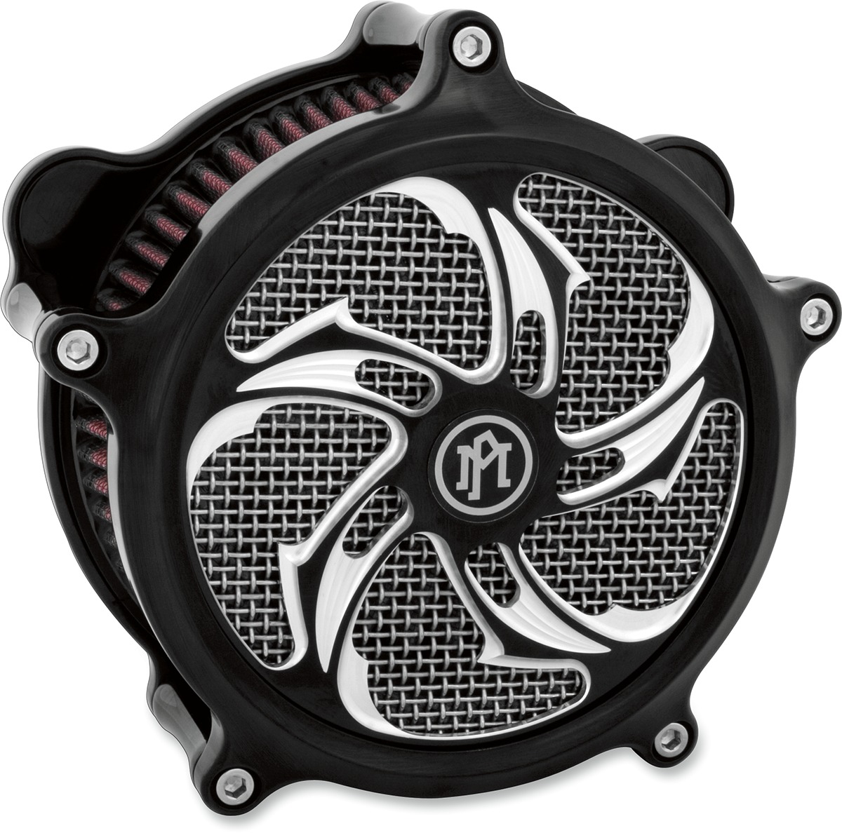 Super Gas Faceplates - Pm Air Cleaner - Rival - Click Image to Close