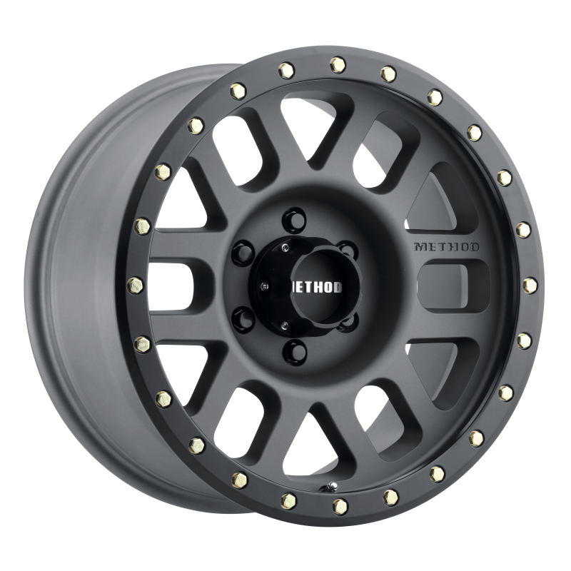 MR309 Grid 17x8.5 0mm Offset 6x135 94mm CB Titanium/Black Street Loc Wheel - Click Image to Close