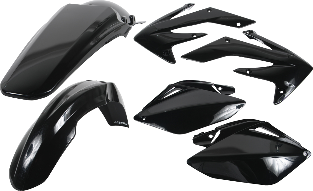 Black Plastic Kit - For 06-09 Honda CRF250R - Click Image to Close