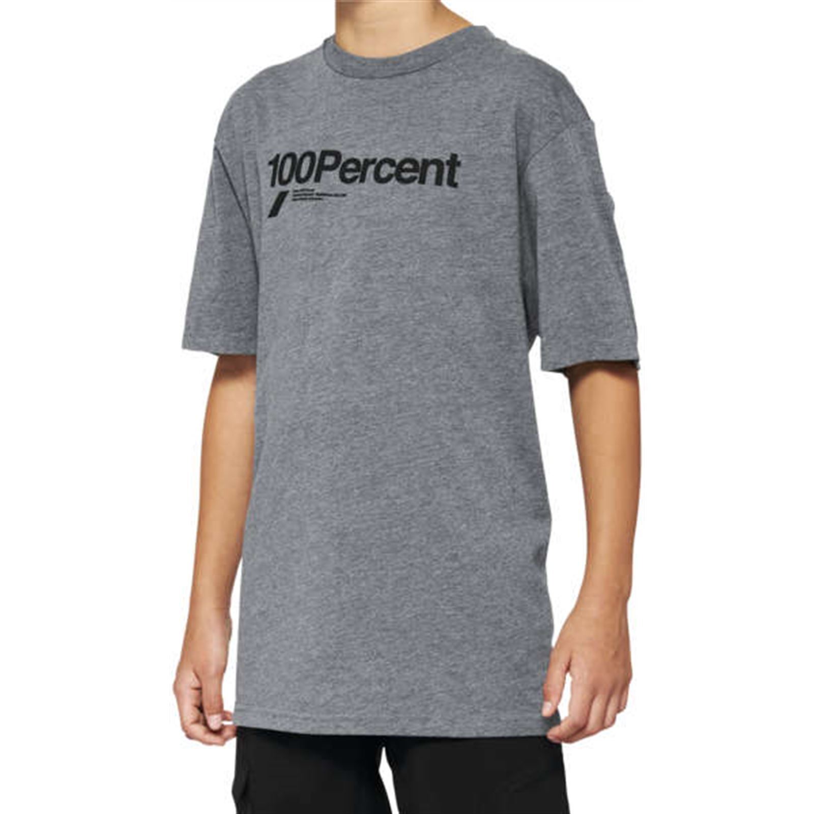 100% Manifesto Tee Hthr Gry Ysm - Click Image to Close