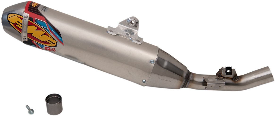 Q4 Hex Slip On Exhaust Muffler - For 19-21 Honda CRF450X - Click Image to Close